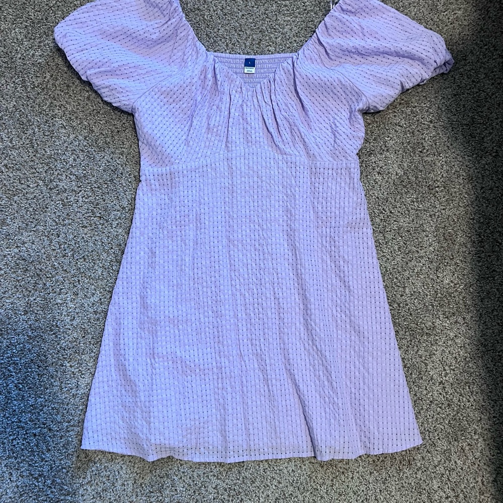 Old Navy Lavender Smocked Dress